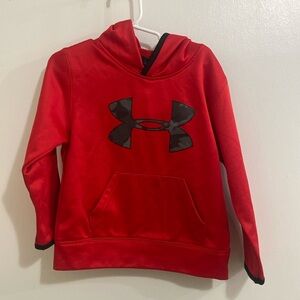 Under Armour red hoodie boys size 4